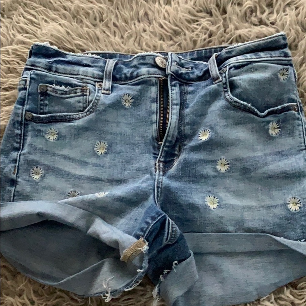 American eagle jean shorts